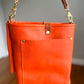 Bennett Bucket in Mandarin Vachetta