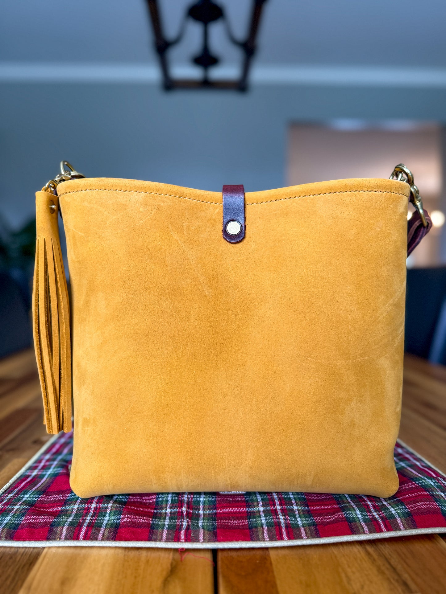 Hobo Bucket in Wheat Modesto Horween Leather