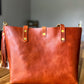 Medium Tote in Cherry Veg Tan