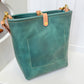 Bennett Bucket in Aqua Pearl Horween