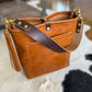 Bennett Bucket in Miel Cuoio Italian Leather