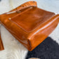 Bennett Bucket in Miel Cuoio Italian Leather w/Candy Strap