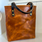 Tall Tote in Butterscotch Horween