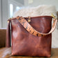 Hobo Bucket in Horween Brown Nut Dublin w/Candy Strap