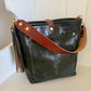 Bennett Bucket in Pine Cuoio Italian Leather