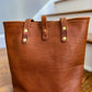 Tall Tote in Horween Montana Cognac