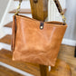 Hobo Bucket in Light Natural Horween Derby