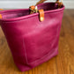 Bennett Bucket in Vachetta Lilac