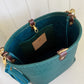 Hobo Bucket in Peacock Full Grain Bison