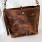 Hobo Bucket in Old Soul Full Grain Leather