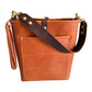 Bennett Bucket in Tawny Full Grain Leather