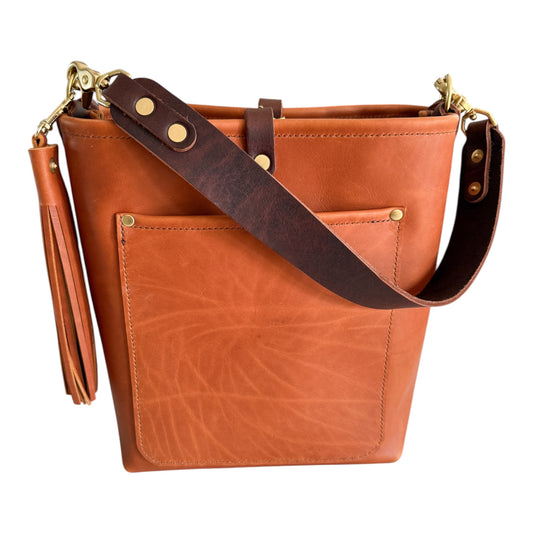 Bennett Bucket in Tawny Full Grain Leather