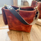 Hobo Bucket in Horween English Tan