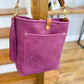 Bennett Bucket in Electric Pink Full Grain Leather