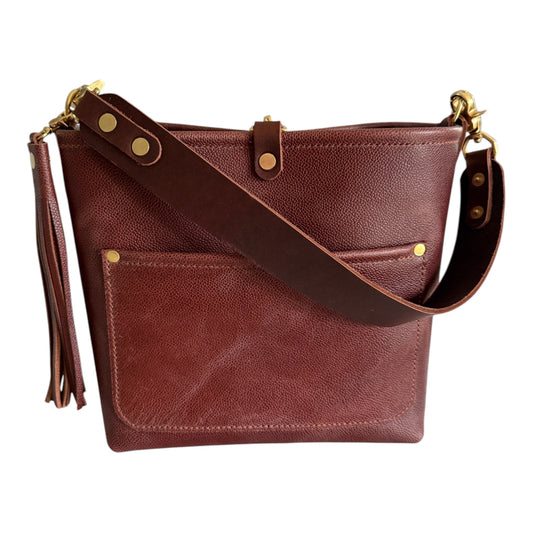 Bennett “shorty” Bucket in Horween Montana Chocolate