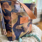 Bennett Bucket in Full Grain Camo Vegetable Tanned Leather