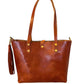 Medium Tote in Cherry Veg Tan