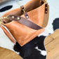 Hobo Bucket in Light Natural Horween Derby