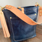 Bennett Bucket in Horween Cobalt Derby Veg Tan Leather