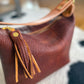 NEW Heidi Hobo Sling in Maple Cherry Shrunken Bison