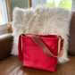 Bennett “shorty” Bucket in Ruby Vachetta
