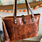 East-West Tote in Maple Glazed Bison