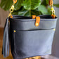 Bennett “shorty” Bucket in Horween Black Pebbled Leather