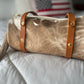 Bren Barrel in Vintage Cowhide Leather