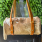 Bren Barrel in Vintage Cowhide Leather