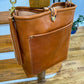 Bennett Bucket in Miel Cuoio Italian Leather w/Candy Strap