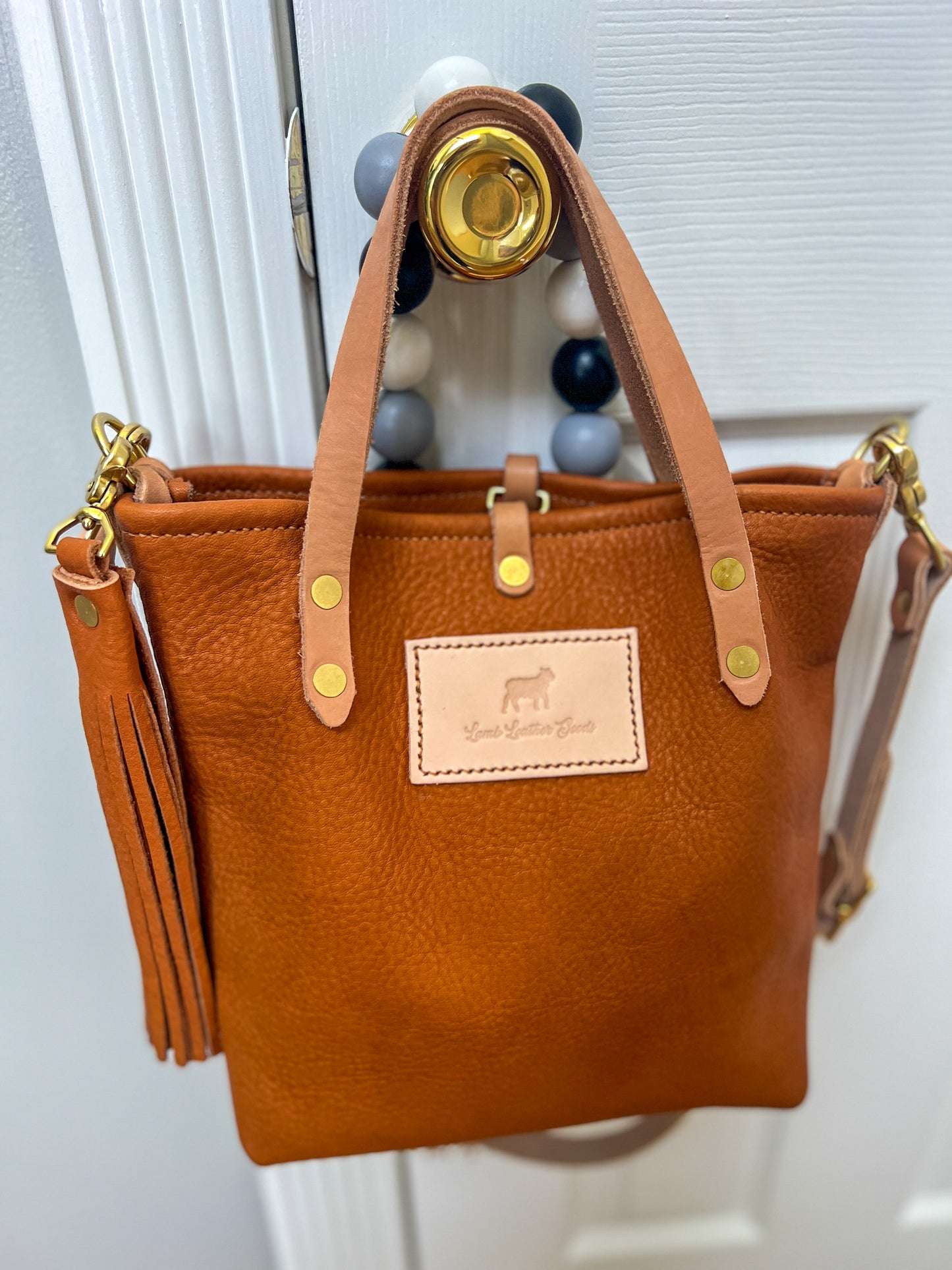 Bennett Petite Bucket in Hermann Oak Heritage 1881 Veg Tan Leather