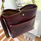*See Description* Bennett “shorty” Bucket in Burgundy Chromexcel Horween
