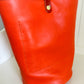 O Ring Bucket Bag in Mandarin Vachetta