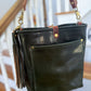 Bennett Bucket in Pine Cuoio Italian Leather