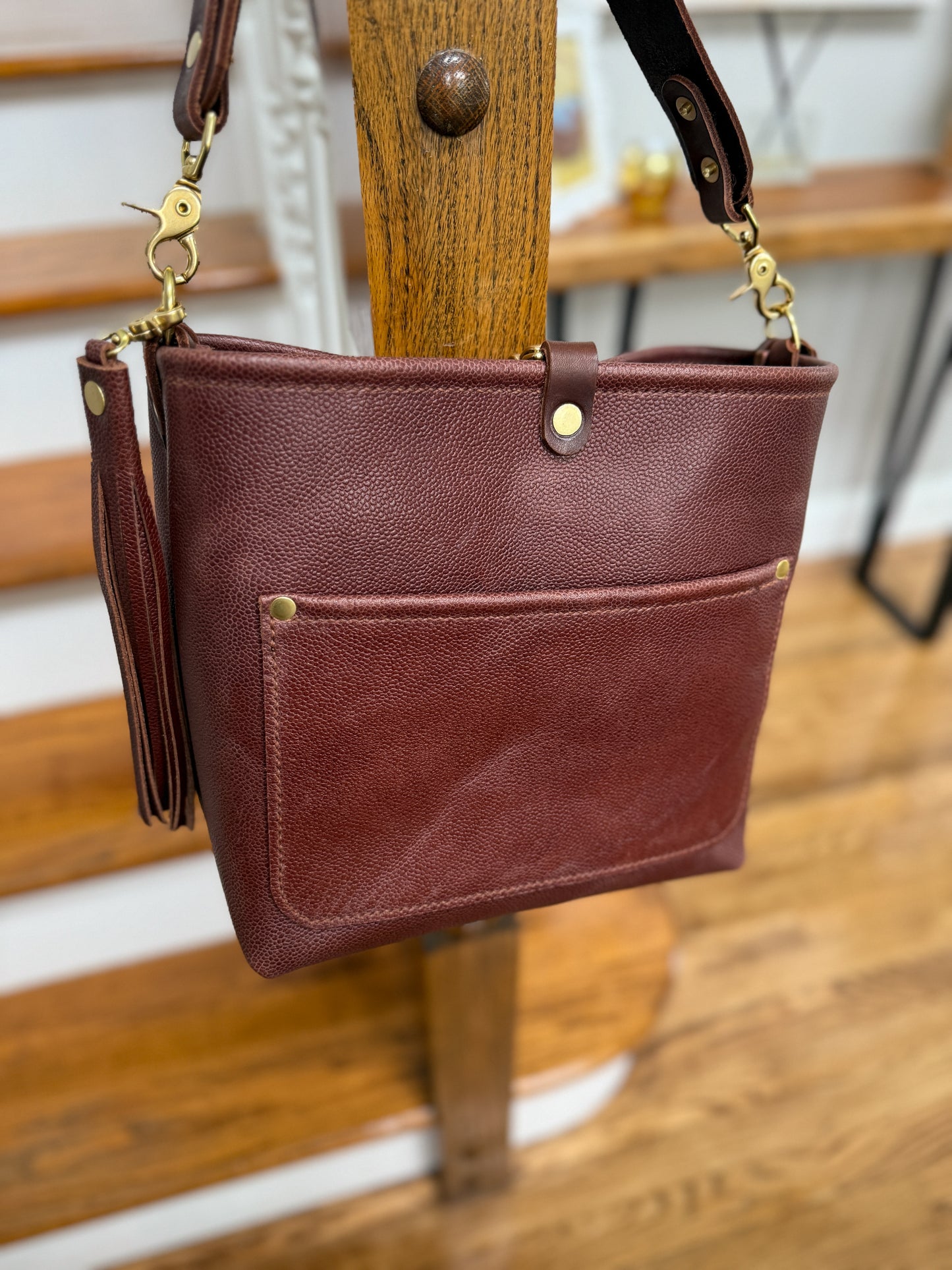 Bennett “shorty” Bucket in Horween Montana Chocolate