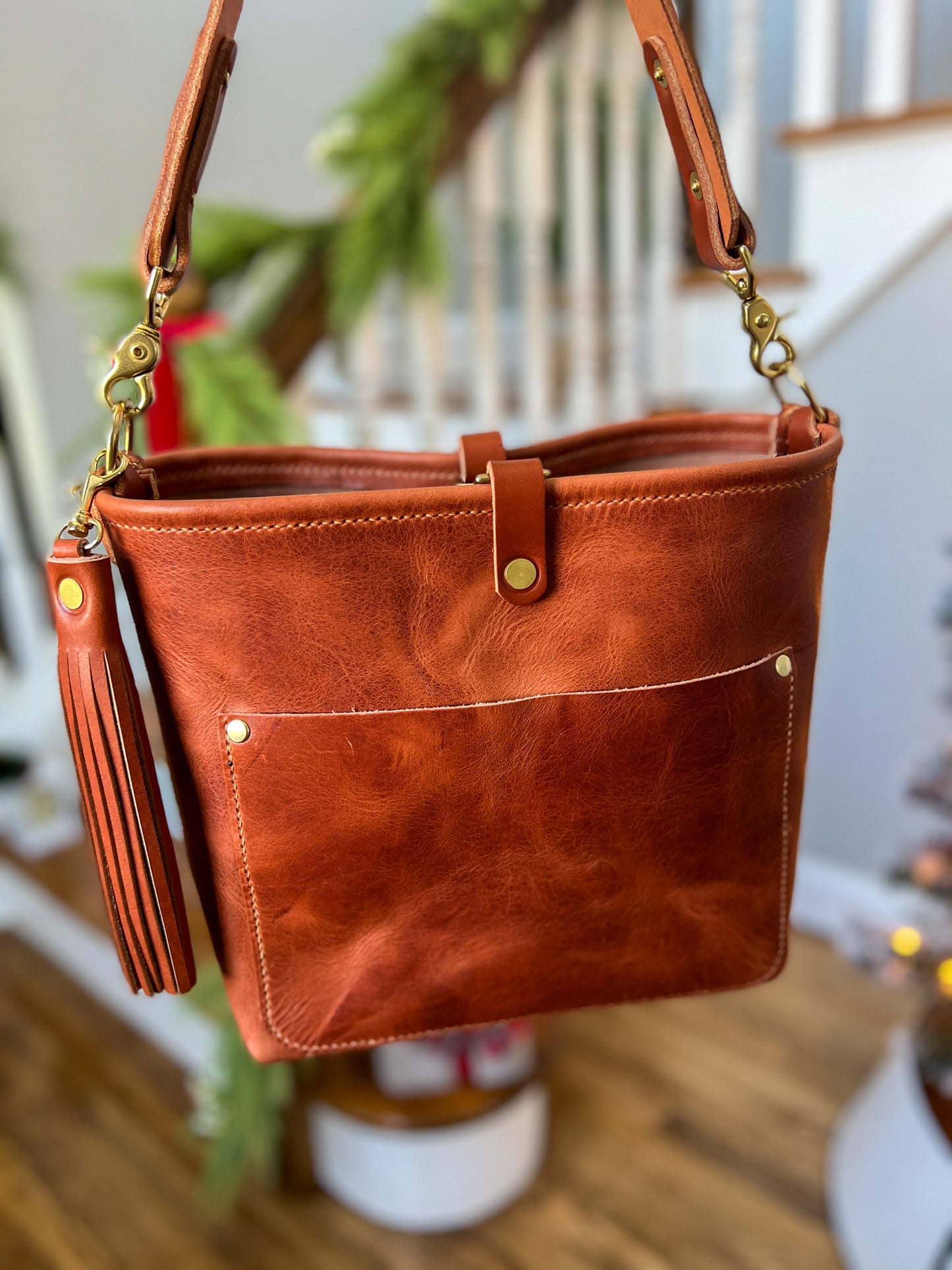 Bennett “shorty” Bucket in English Tan Derby Horween