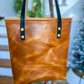 Tall Tote in Butterscotch Horween