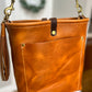 Bennett Bucket in Horween Butterscotch Full Grain Leather