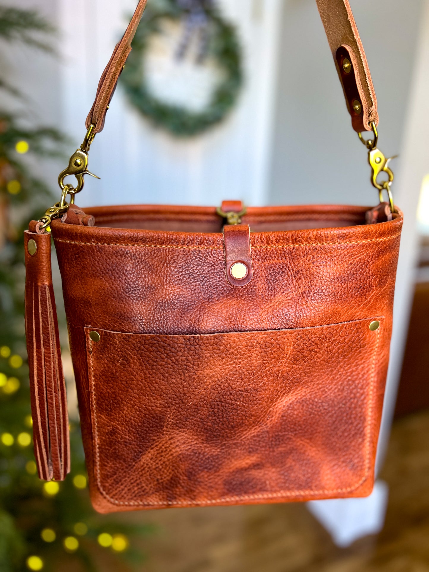 Bennett “shorty” Bucket in Horween English Tan Derby-Special Edition