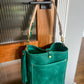 Bennett Bucket in Teal Full Grain Leather