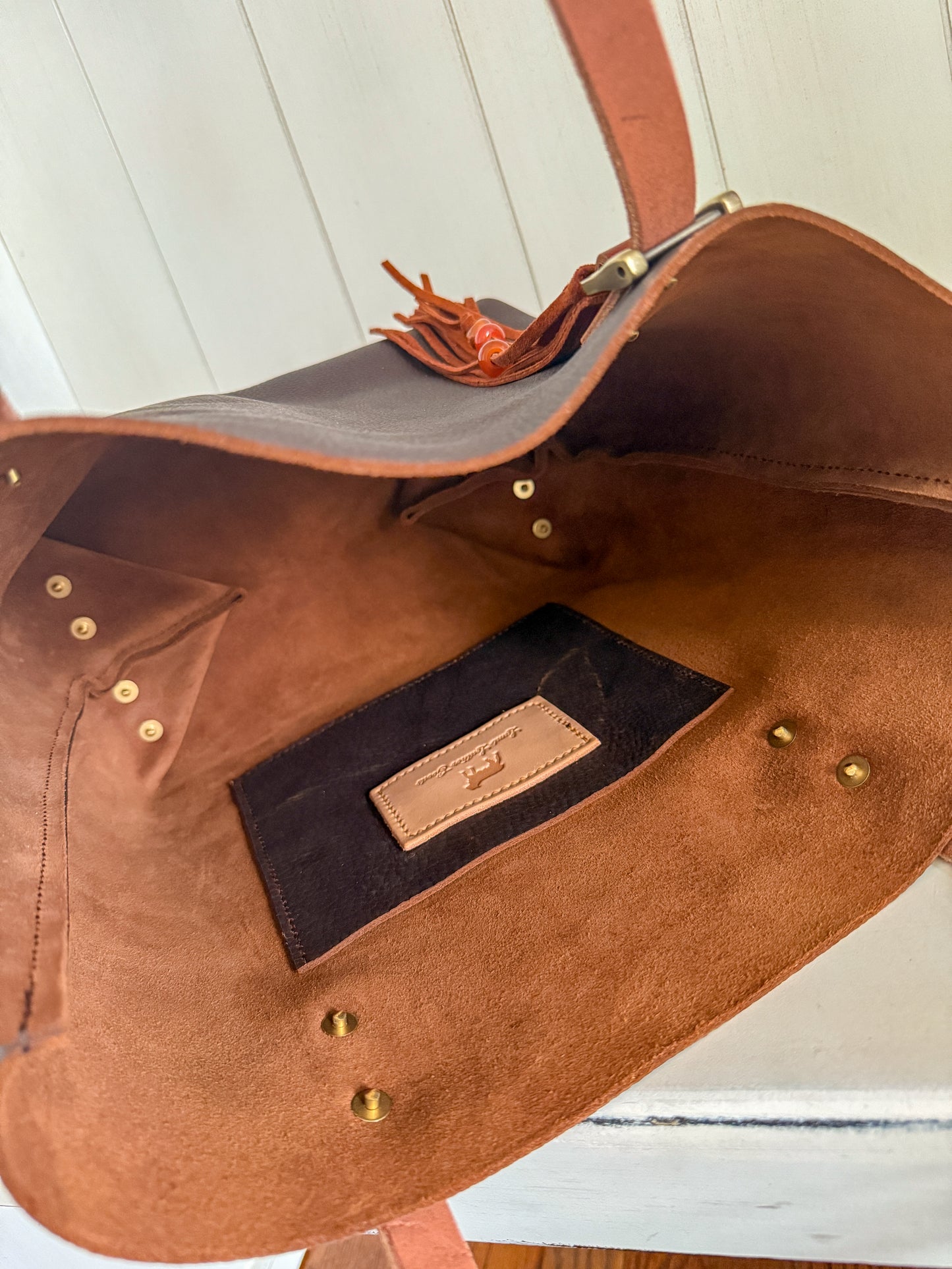 Classic Tote in Espresso Kodiak Full Grain Leather