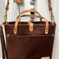 Brookie Medium Crossbody in Horween Nut Brown