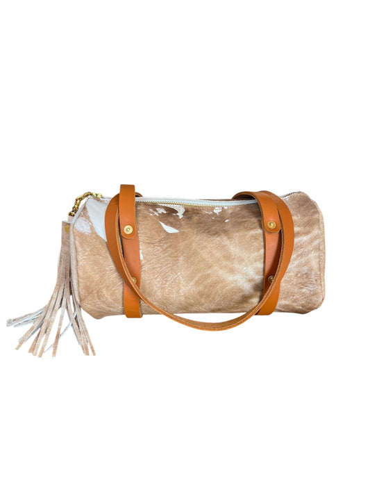 Bren Barrel in Vintage Cowhide Leather