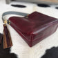 Hobo Bucket in Plum Noir Horween Horse Leather