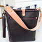 Bennett Bucket in Espresso Kodiak Full Grain Leather