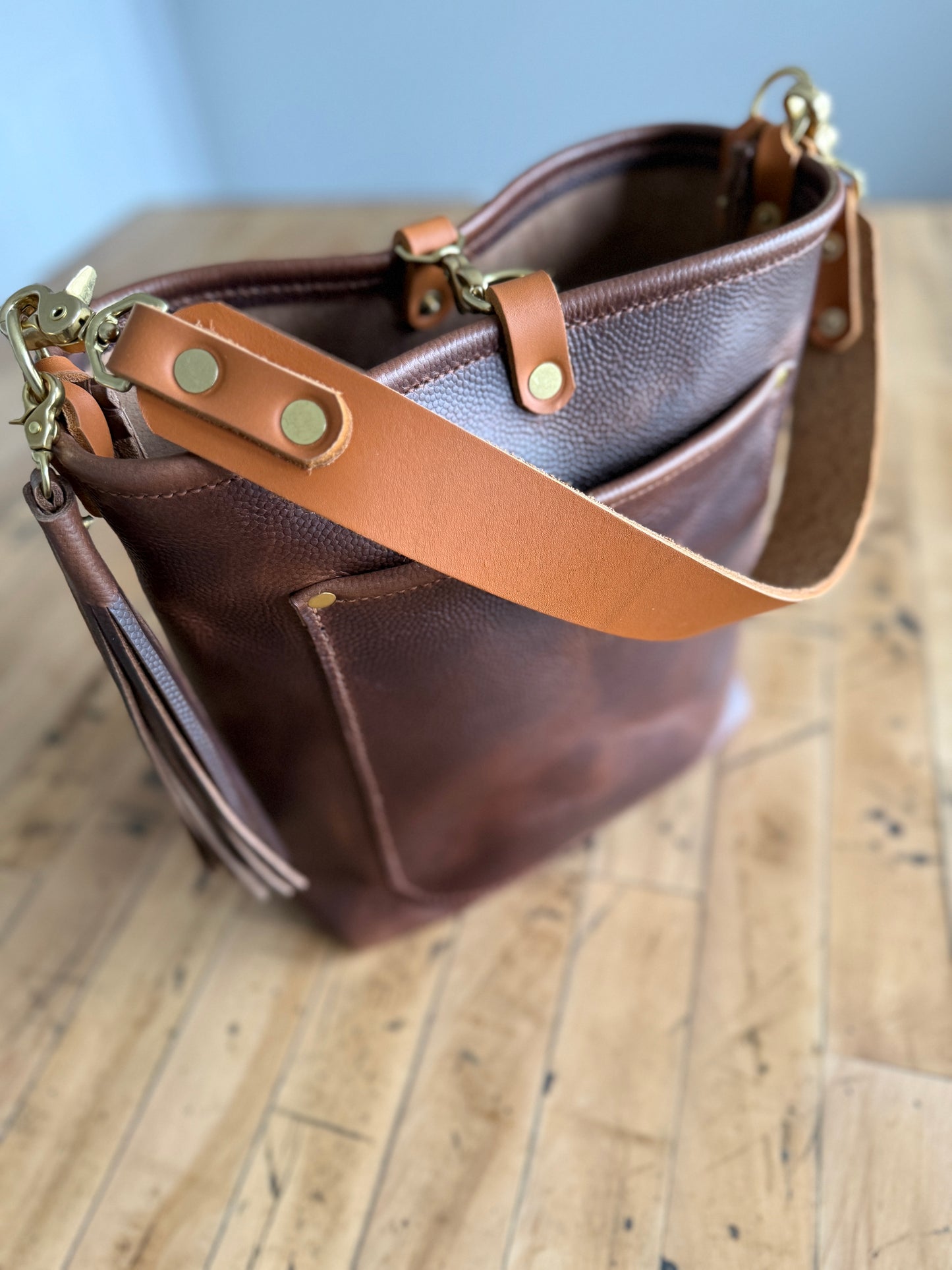 Bennett Bucket in Horween Football Limited Edition