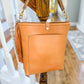 Bennett Bucket in Natural Vachetta (non-milled)