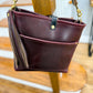 Bennett “shorty” Bucket in Horween Black Cherry Chromexcel