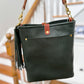 Bennett Bucket in Evergreen Vachetta