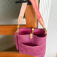 Bennett “shorty” Bucket in Electric Pink Full Grain Leather